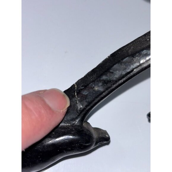 Vtg Homco Black Flying Birds Wall Hanging MCM Decor Retro - Picture 4 of 5